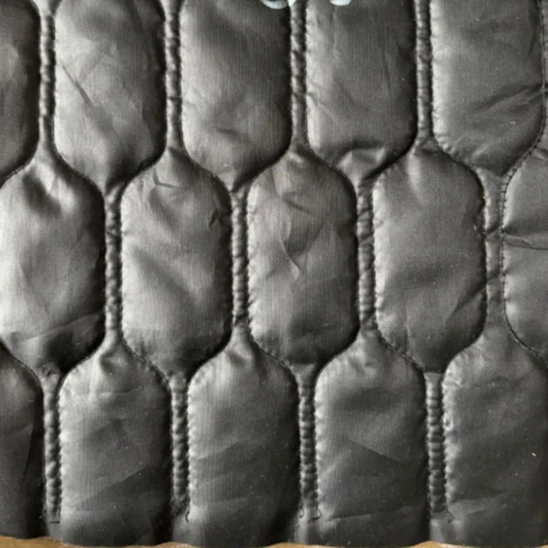 Black Diamond Quilted Fabric