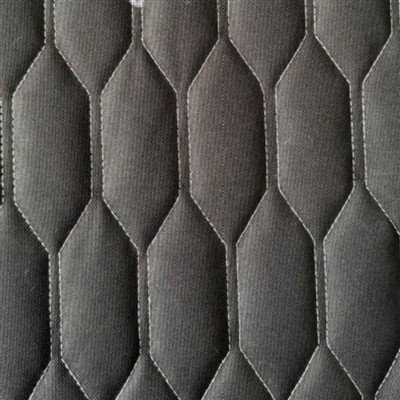 Wave Pattern Quilted Fabric